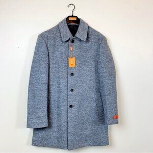 Tallia Mens Grey Wool Blend Coat in size Large NWT